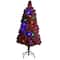 4ft. Pre-Lit Frosted Pink Cashmere Artificial Christmas Tree, Multicolor LED Lights